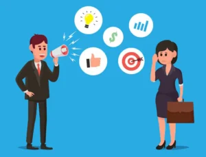 Business communication and strategy illustration for mergers and acquisitions consulting