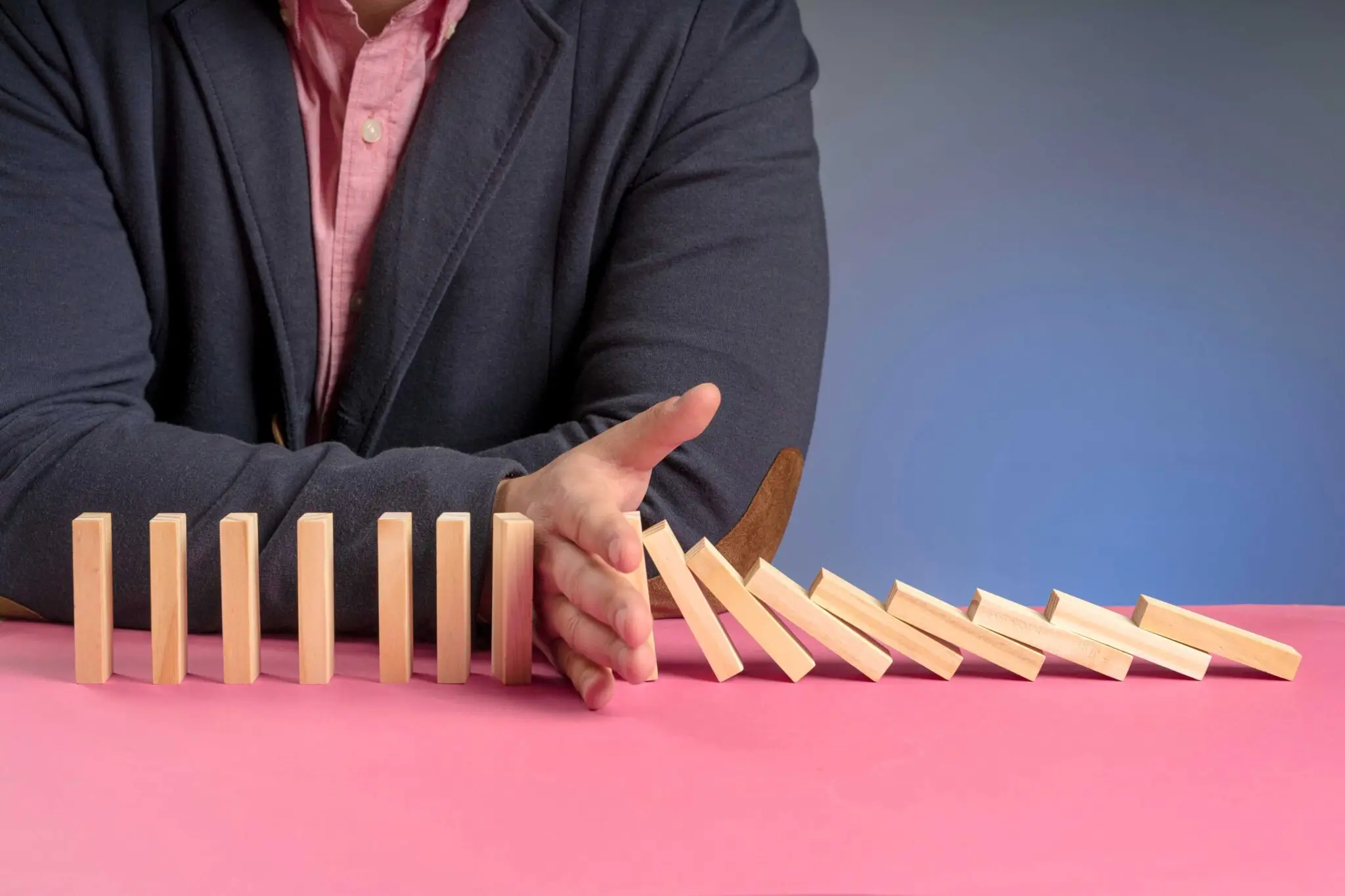 Leader preventing business loss through strategic acquisition planning